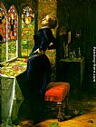John Everett Millais Famous Paintings - Mariana in the Moated Grange